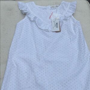 Roller Rabbit White Eyelet Kids Dress